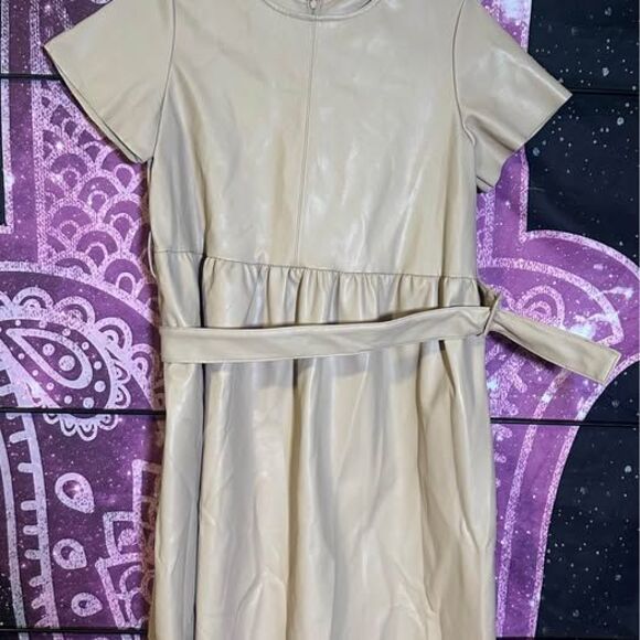 GENTLY USED Wonder Nation Leather Girls Dress XXL - Picture 2 of 3